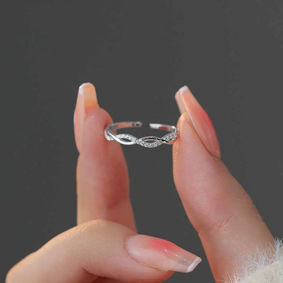 Infinity Sparkle Ring