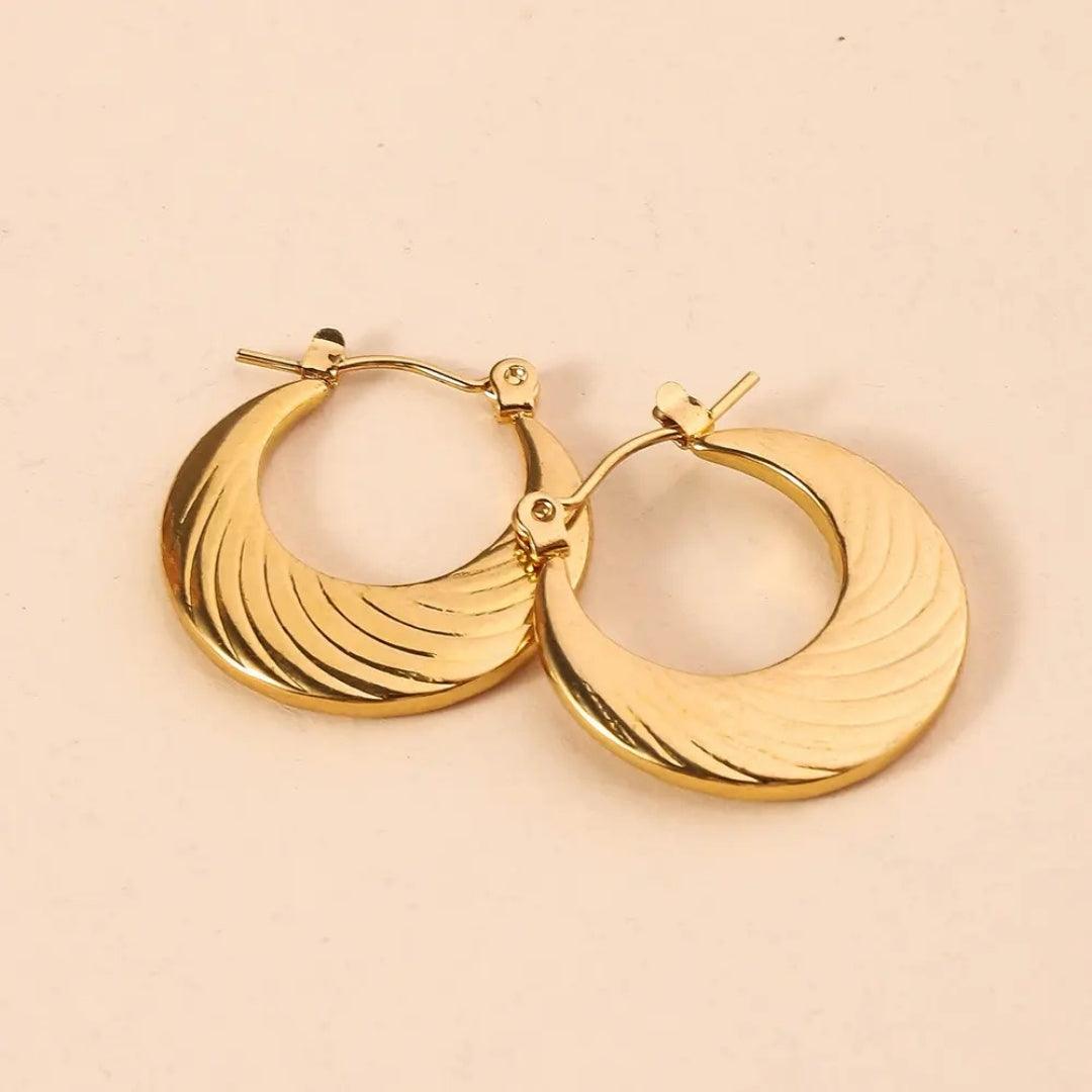 Oval Opulence Hoops Earrings