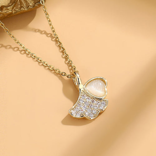 Ginkgo Whisper Necklace