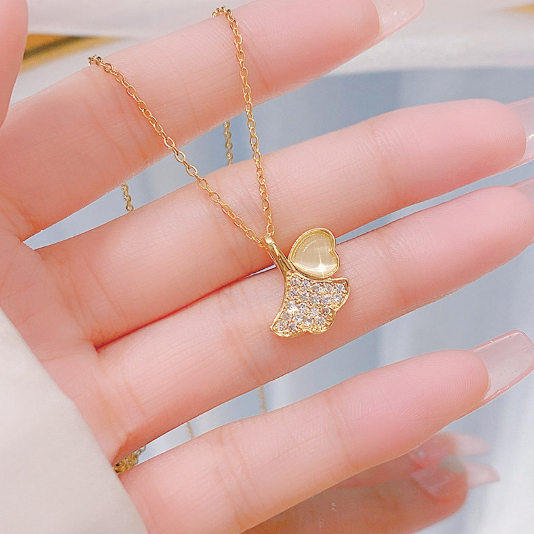 Ginkgo Whisper Necklace