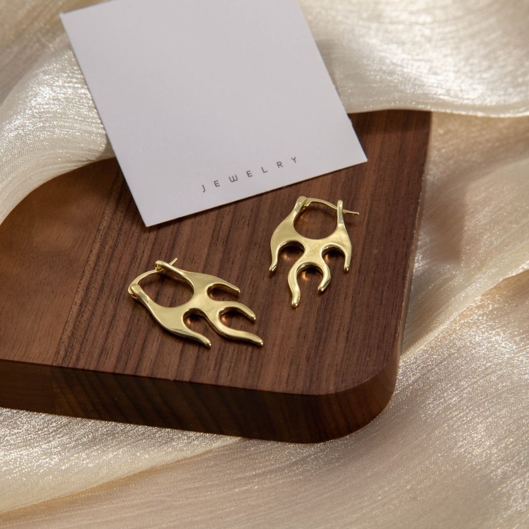 Ember Aura Hoops Earrings