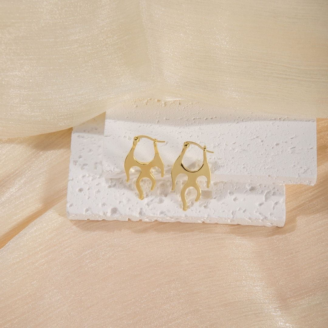 Ember Aura Hoops Earrings
