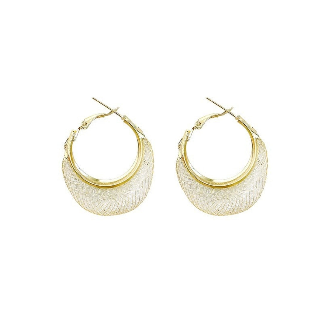 Mesmerize Mesh Hoops Earrings