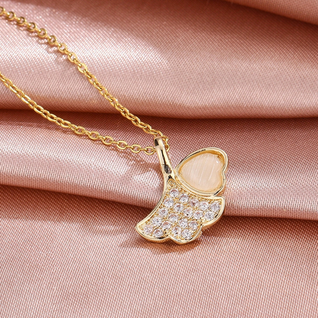Ginkgo Whisper Necklace