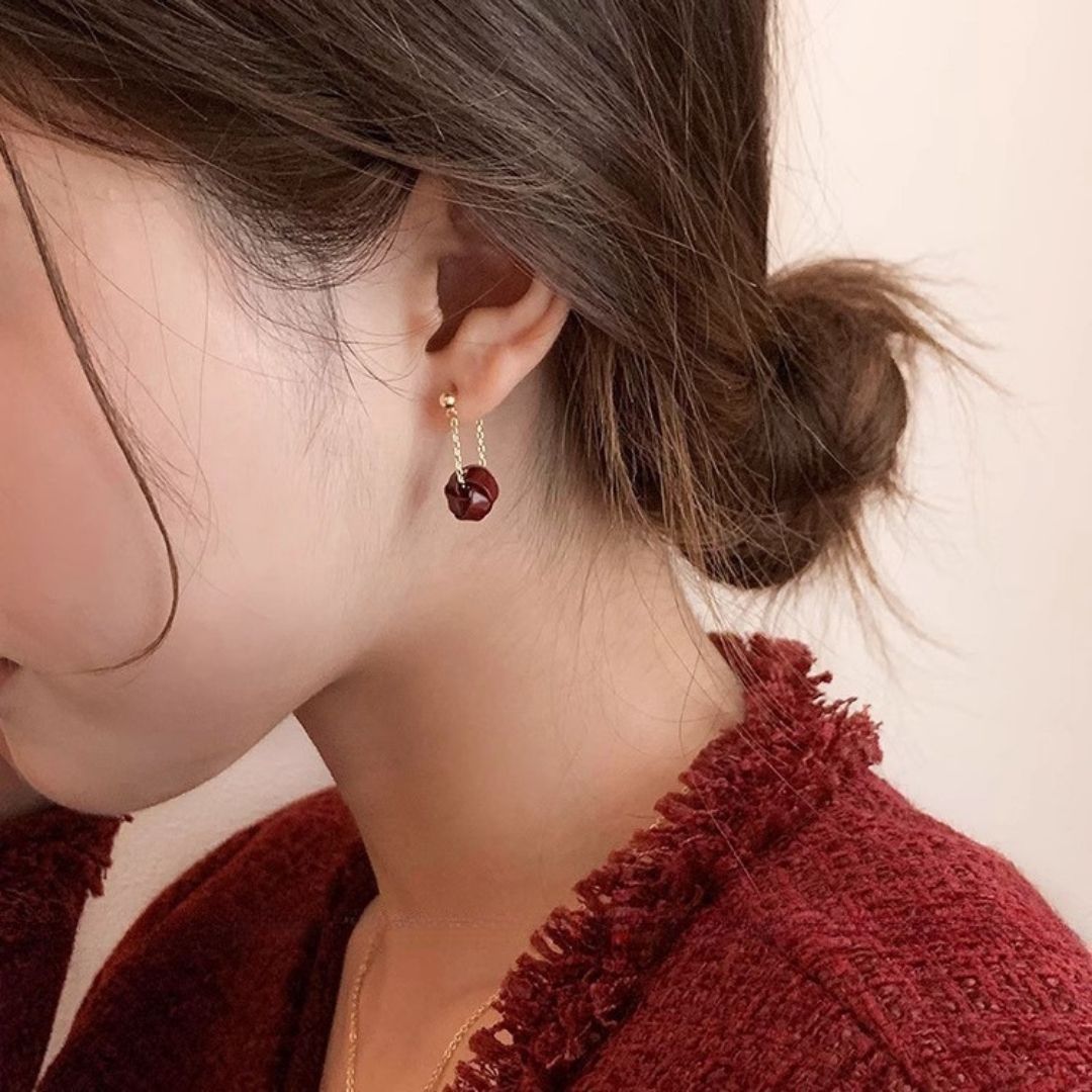 Rosetta Chain Drops Earrings