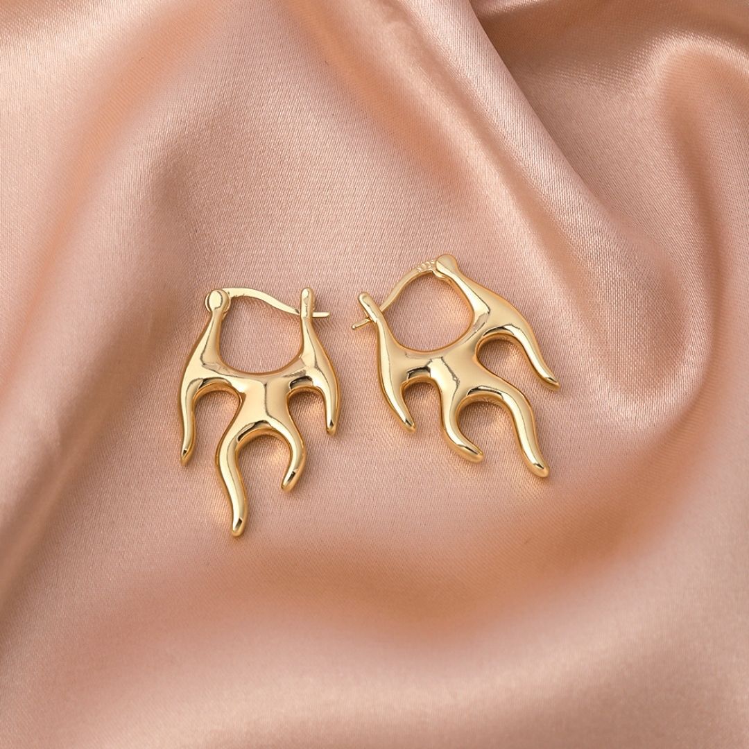 Ember Aura Hoops Earrings