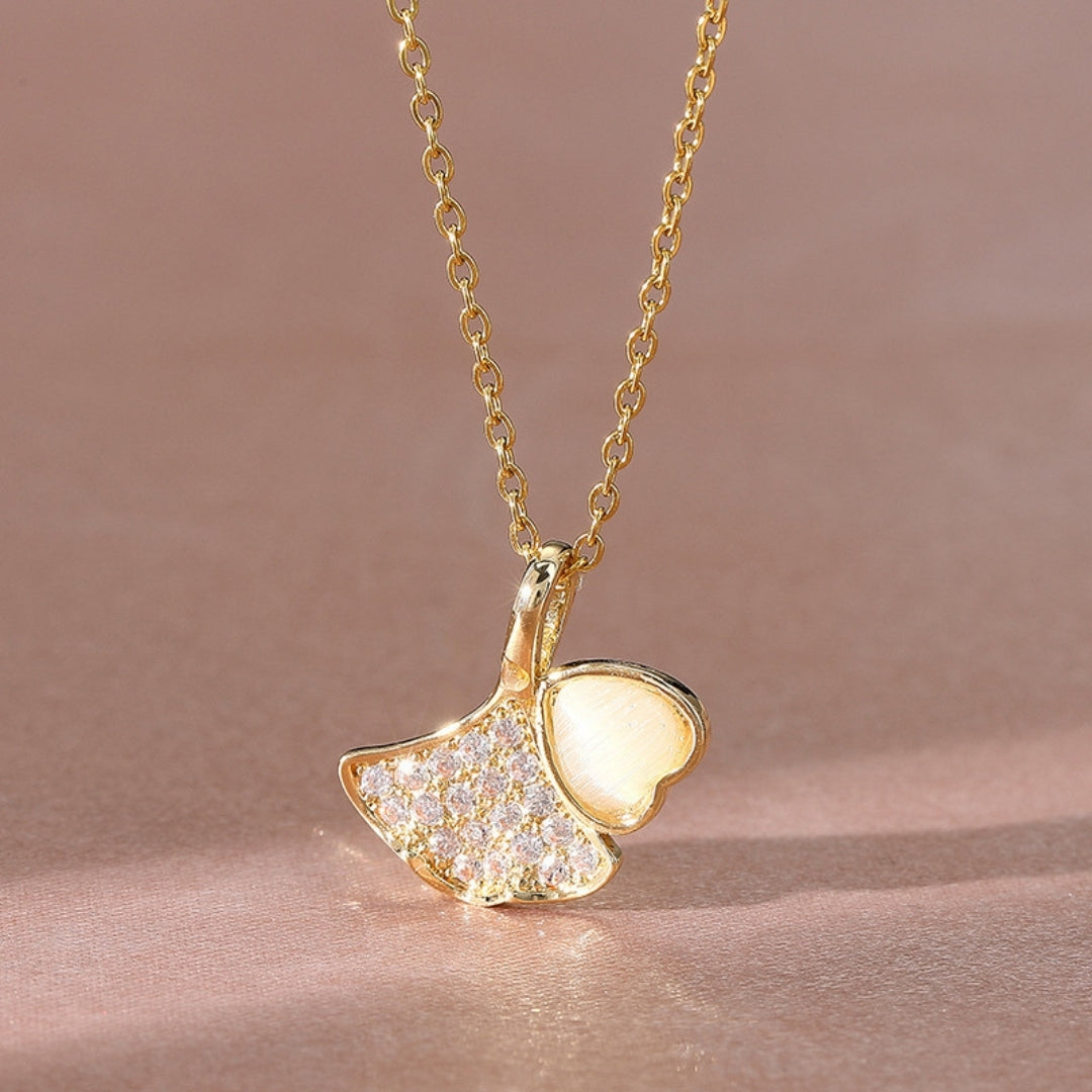 Ginkgo Whisper Necklace