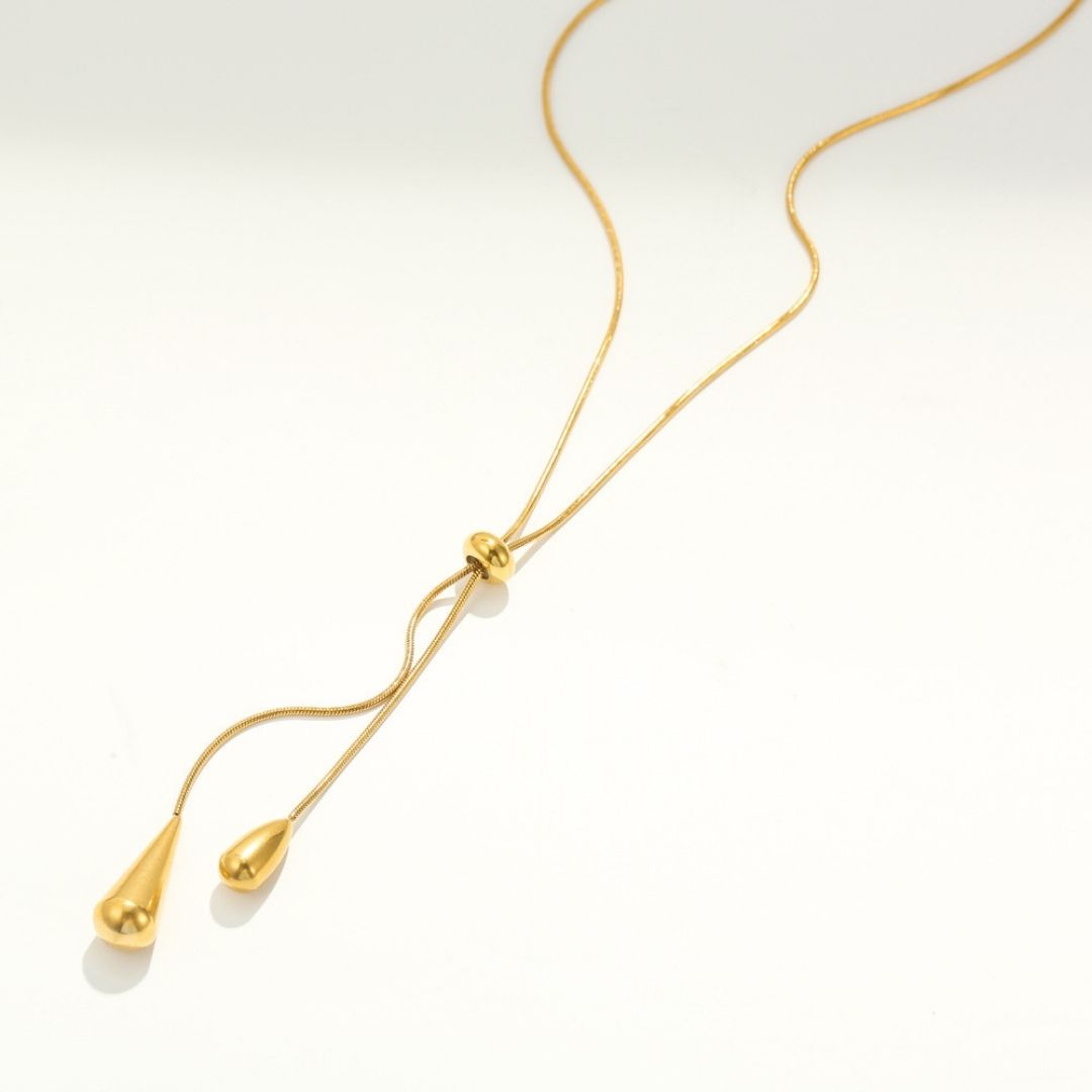 Golden Dewdrop Necklace
