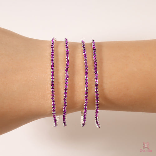 Purple Crush Stretchable Bracelet