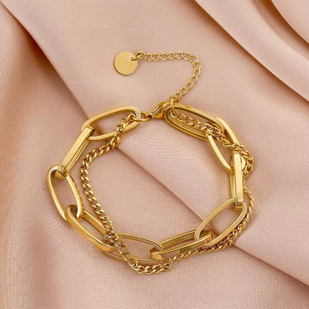 Dual Layer Chain Bracelet