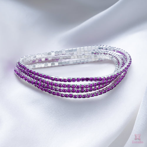 Purple Crush Stretchable Bracelet