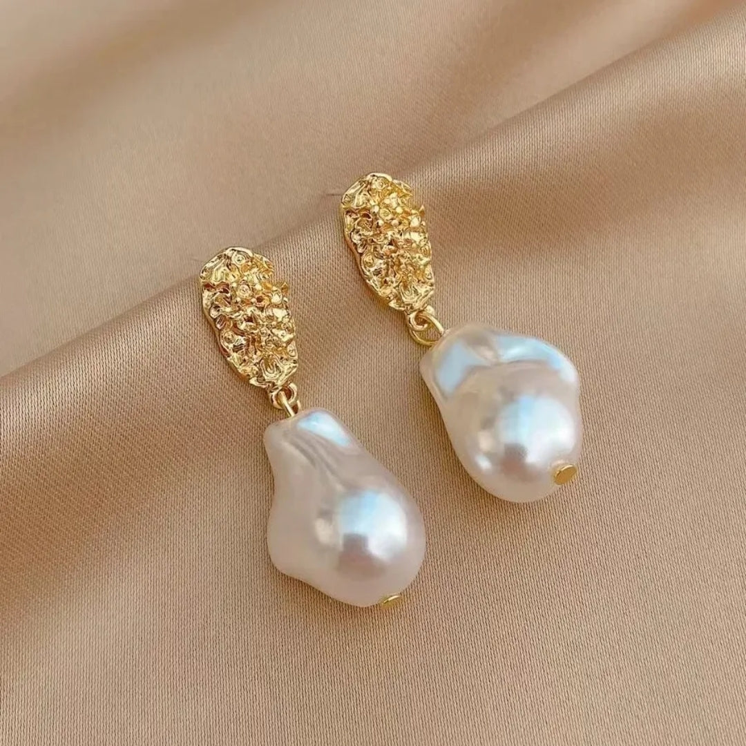 Opal Glow Statement Earring