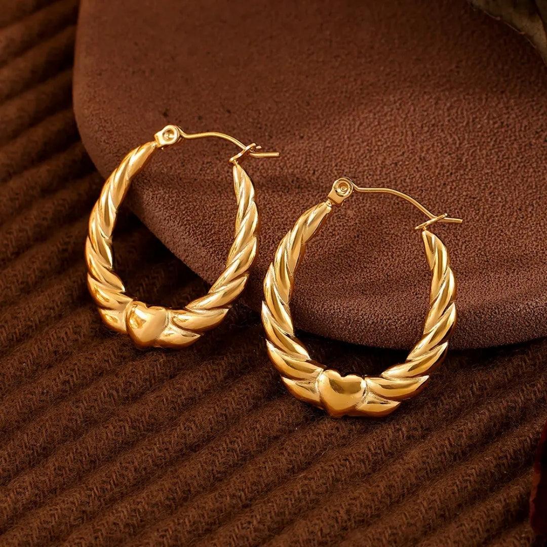 Anti- Tarnish Hoops Earrings