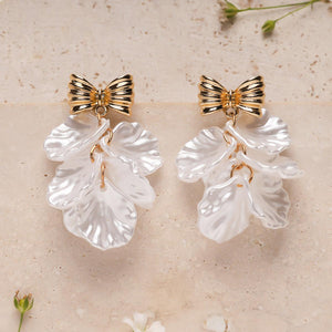 Lush Leafy Lily Statement Earrings