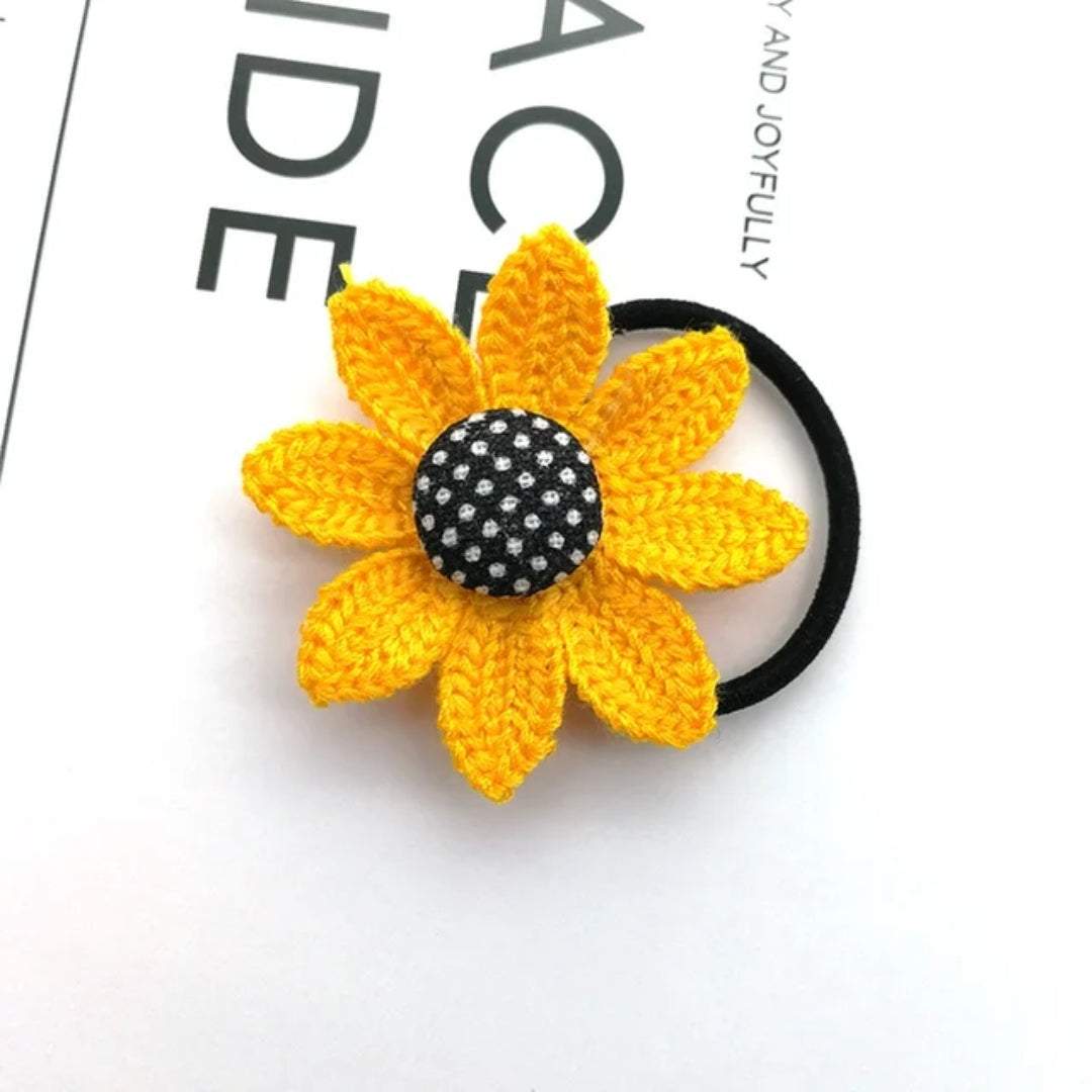 Crochet Sunflower Rubber