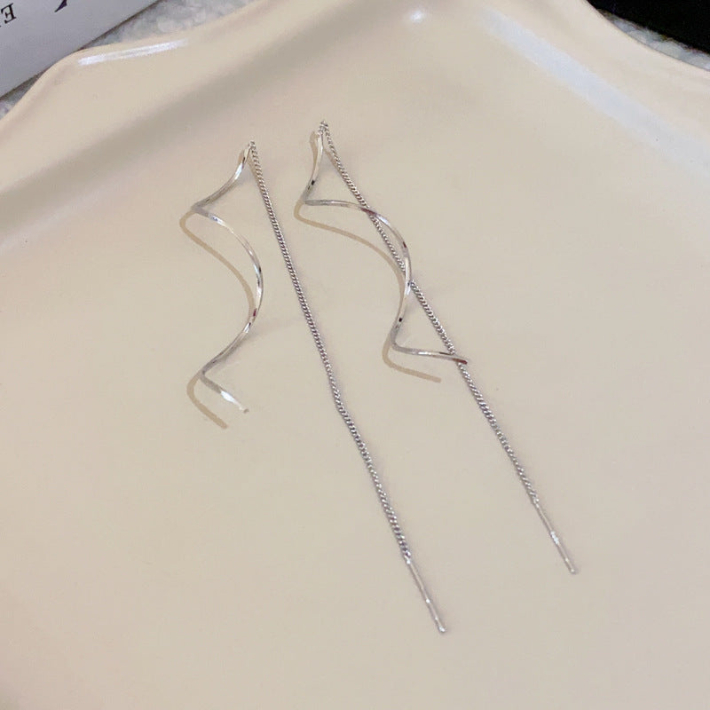 Helix Whisper Threader Earrings