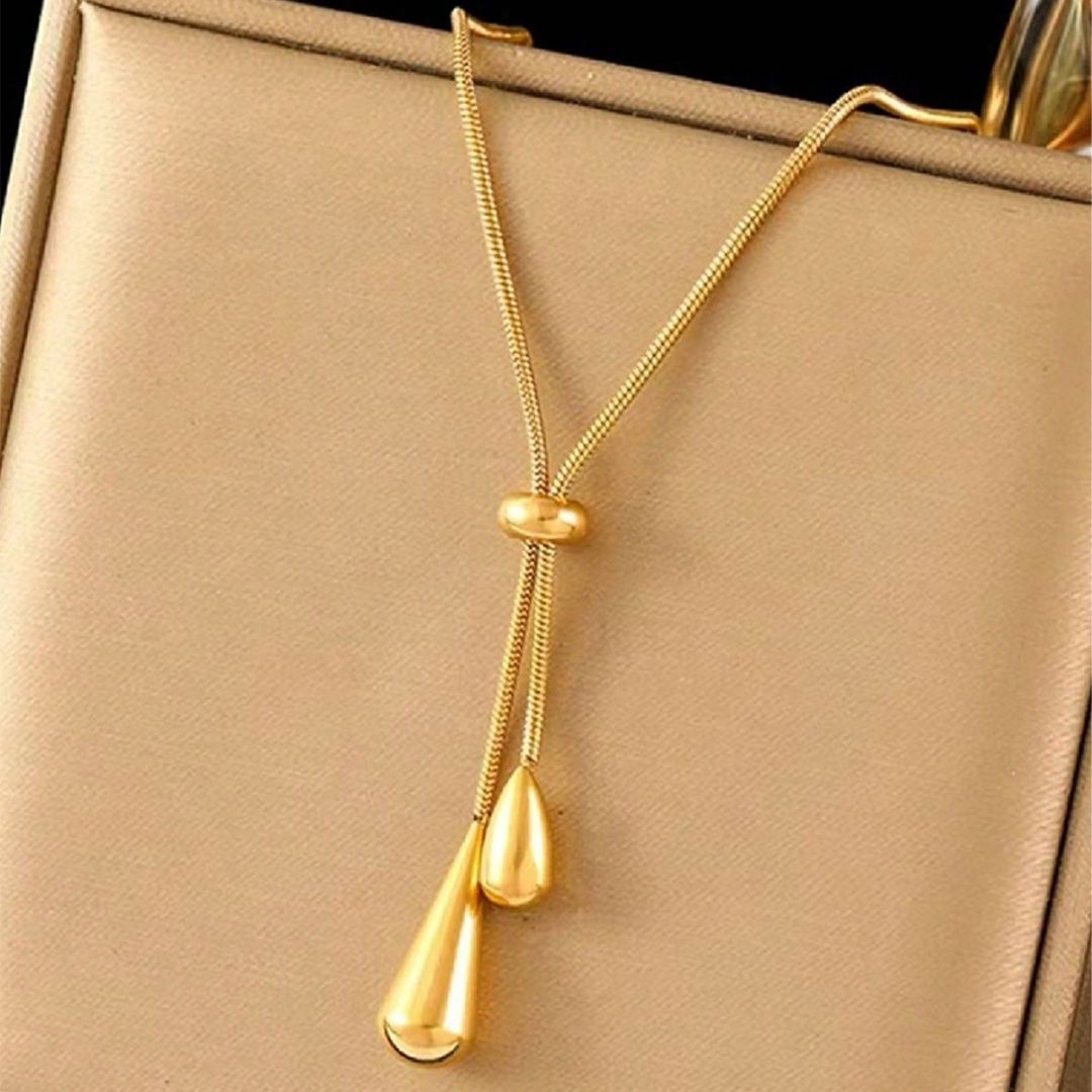 Golden Dewdrop Necklace