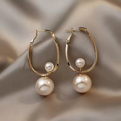 A Pearl Of Wisdom Hoop Earrings