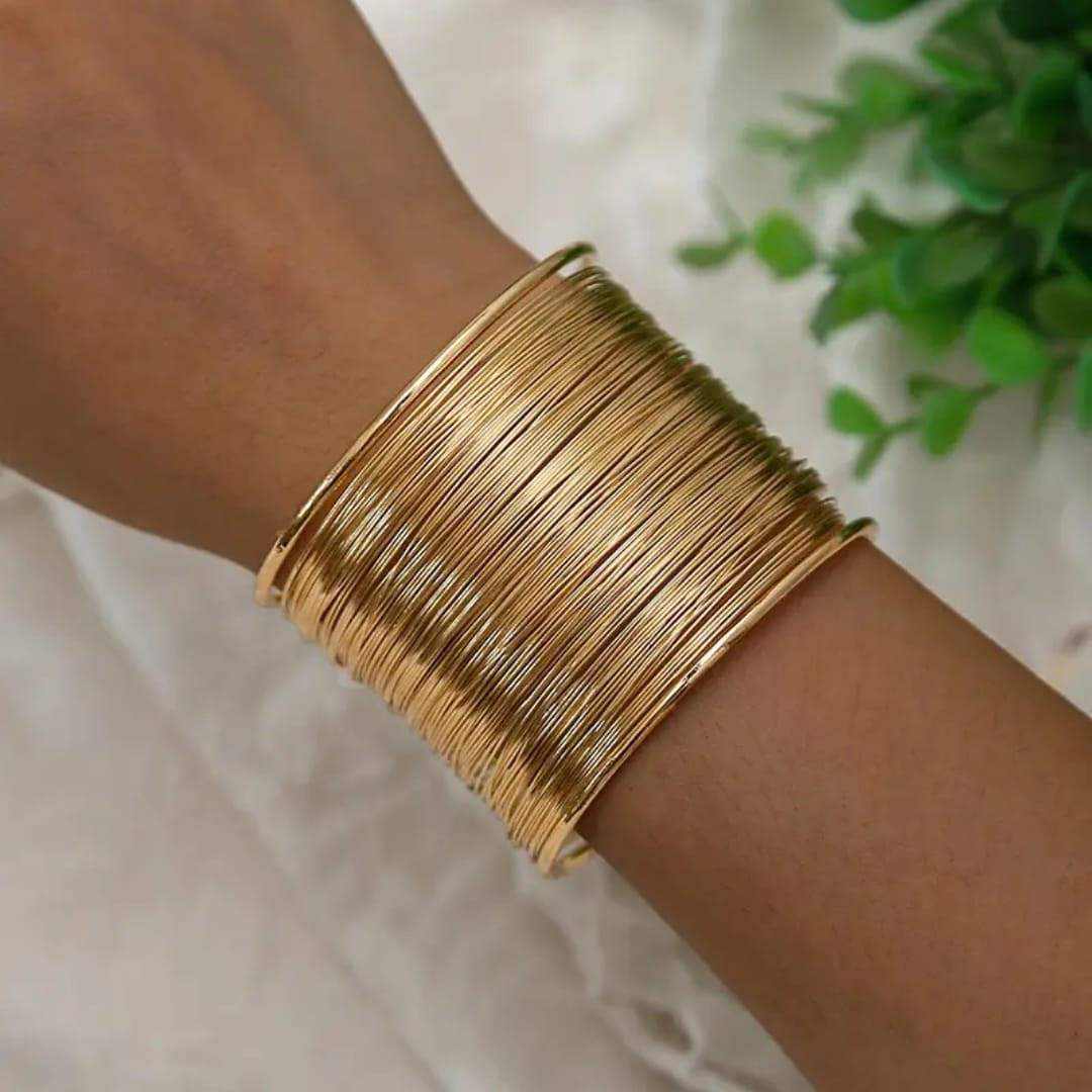 Gilded Pulse Bracelet