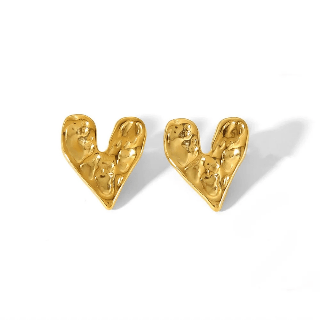 Love Struck Heart Earrings