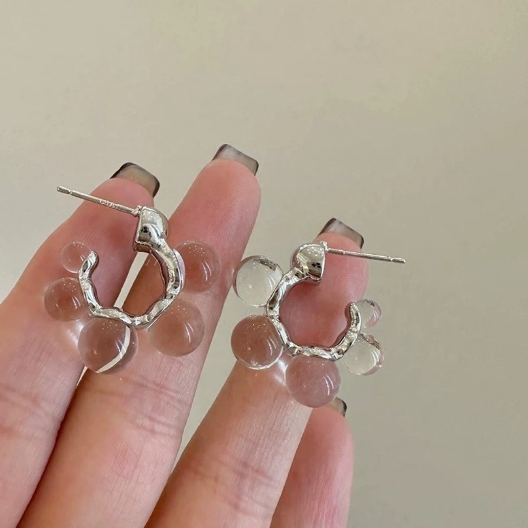 Clear Skies Hoops Earrings