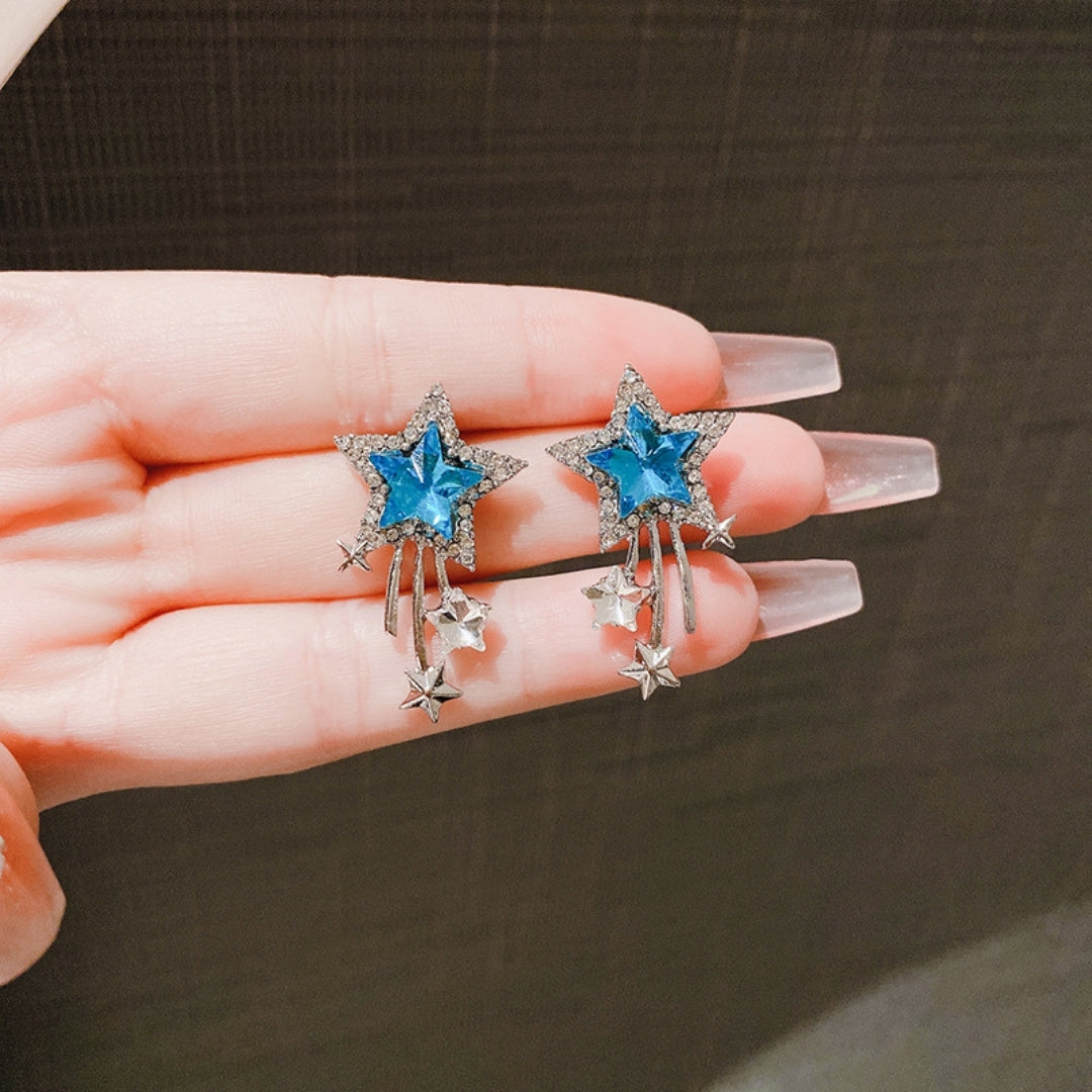 Blue Starlight Studs Earrings