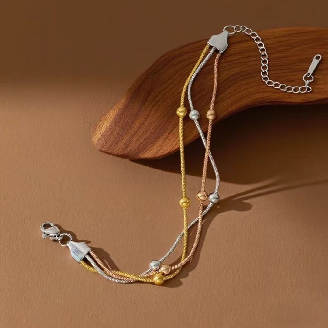 Trispectra Layered Strand Bracelet