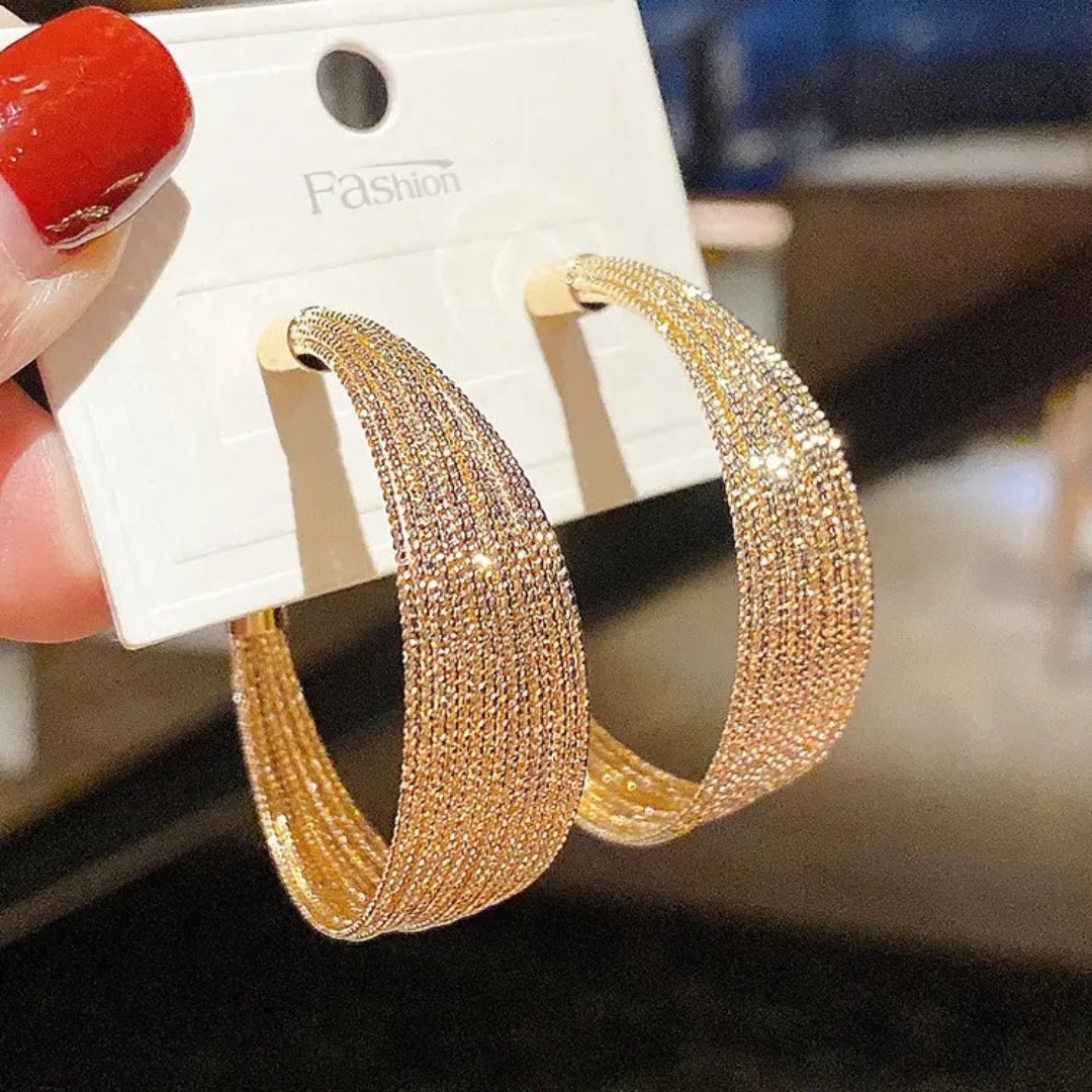 Luxe Layered Hoops Earring