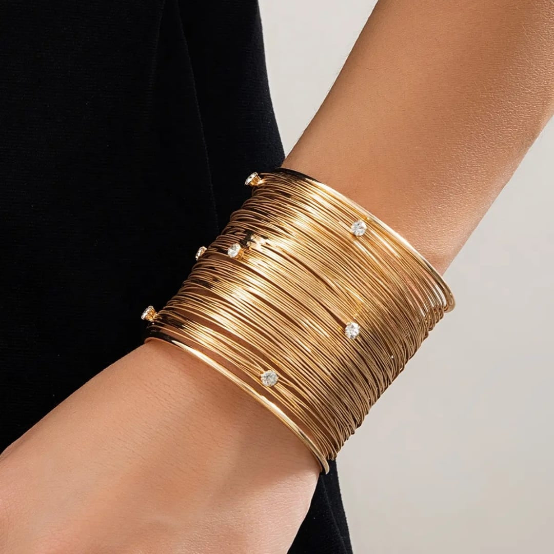 Gilded Pearl Bracelet
