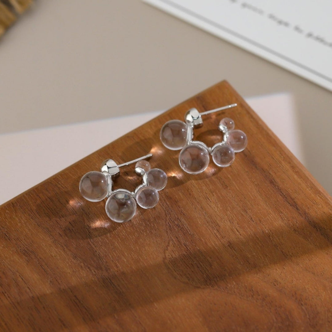 Clear Skies Hoops Earrings