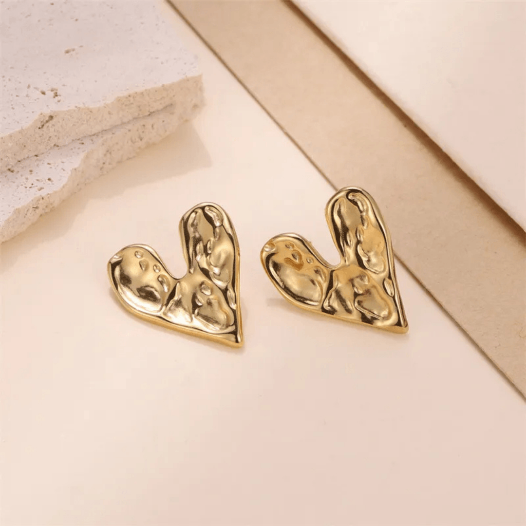 Love Struck Heart Earrings