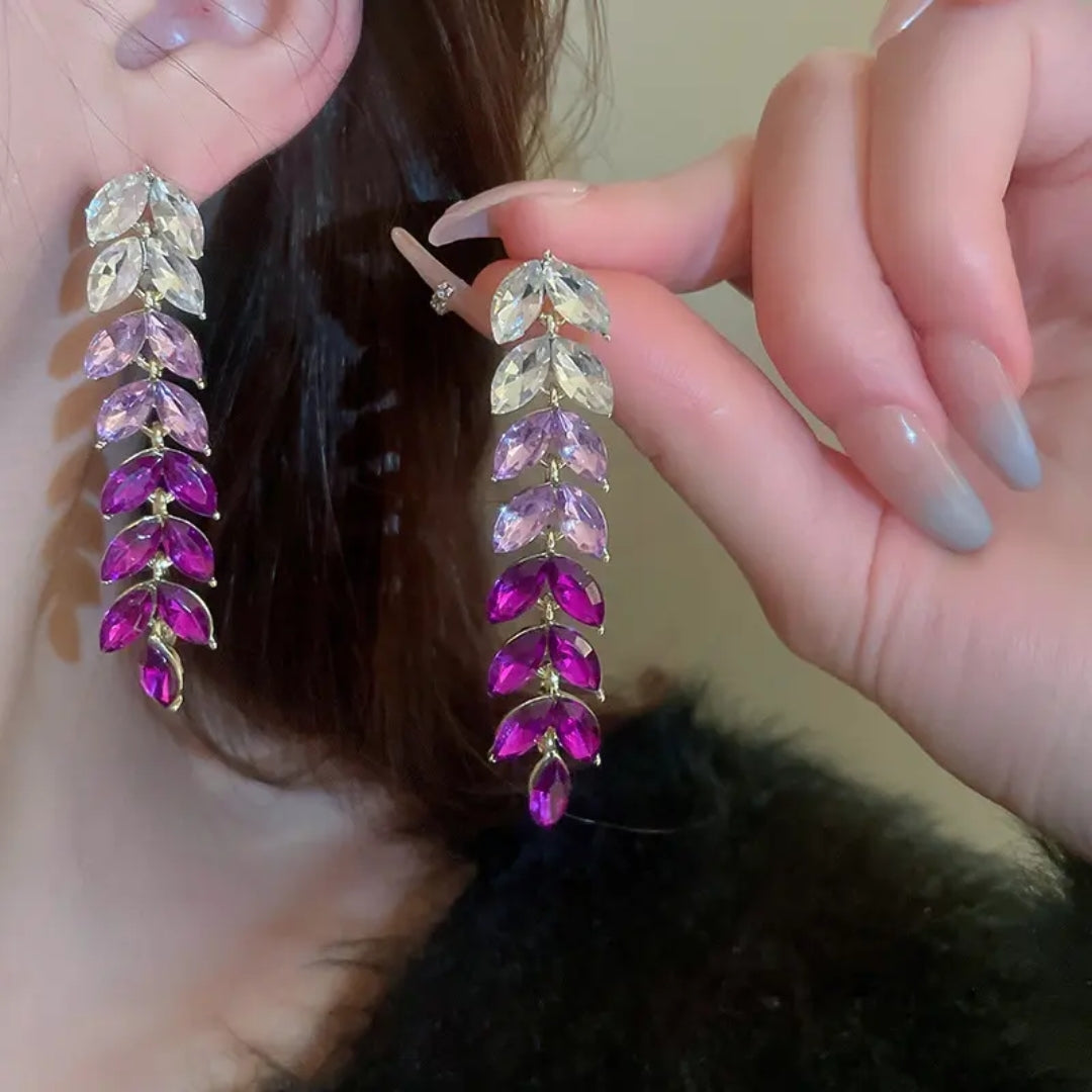 Crystal Meadow Drops Earring