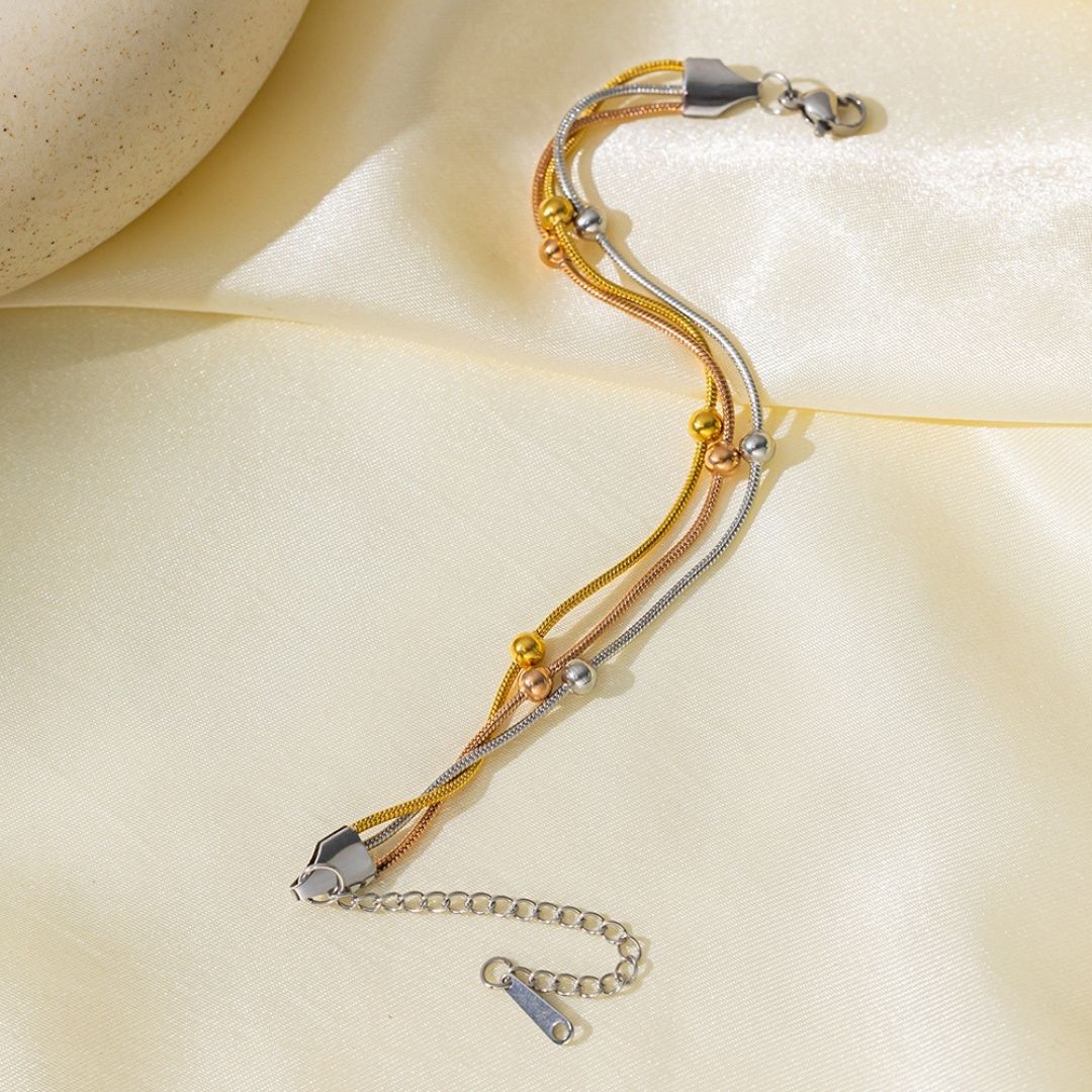 Trispectra Layered Strand Bracelet