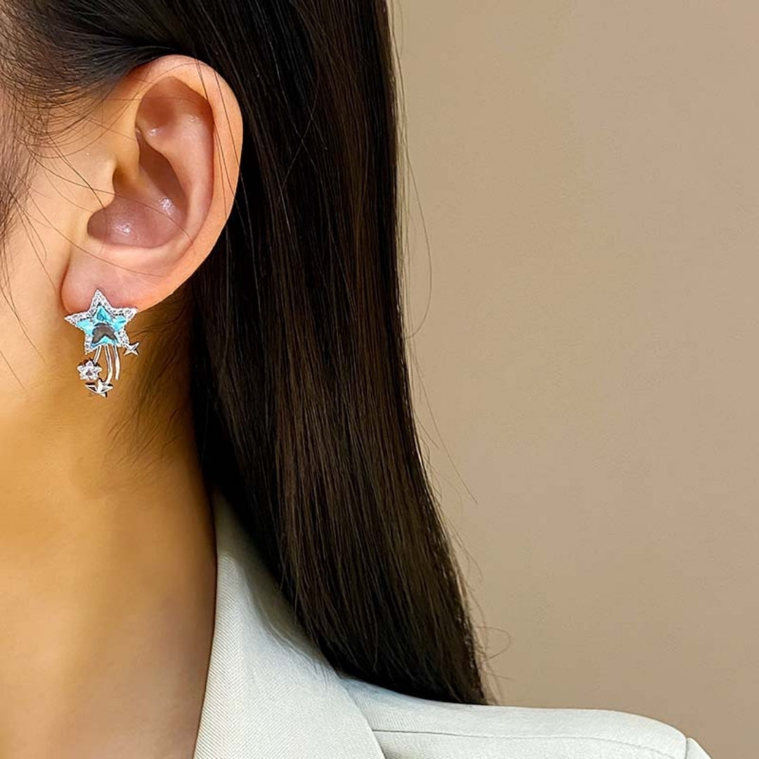 Blue Starlight Studs Earrings
