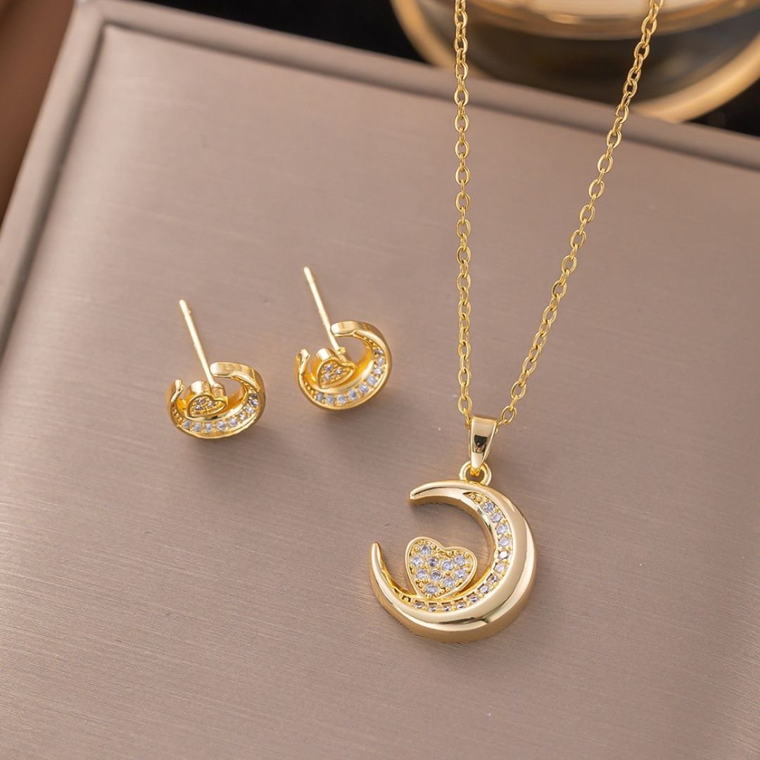 Lunar Whispers Jewelry Set