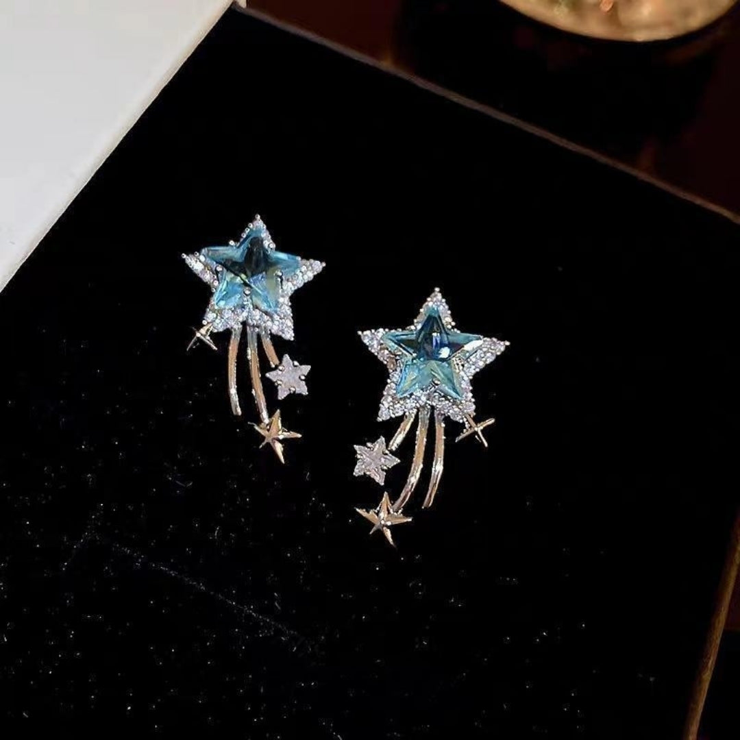 Blue Starlight Studs Earrings