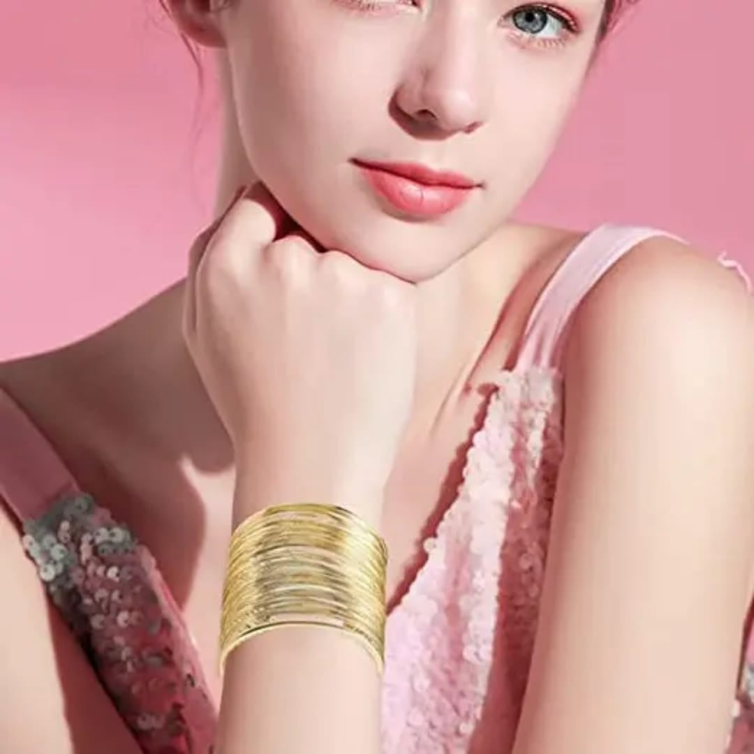 Gilded Pulse Bracelet