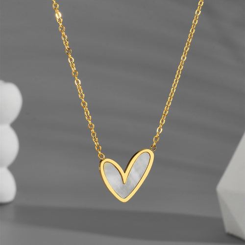 Seaside Serenade Heart Necklace