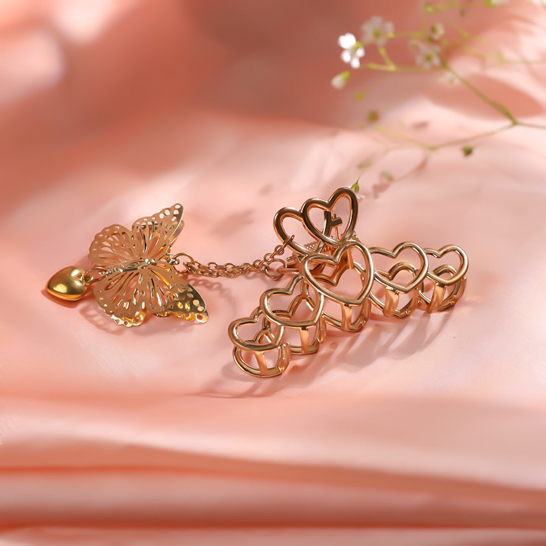 Butterfly hanging hair Claw