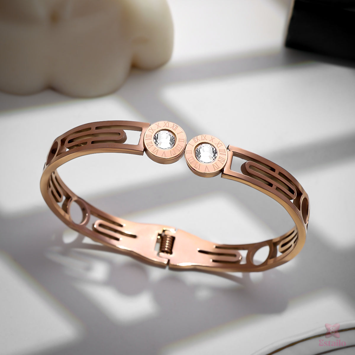 Roman Radiance Cuff Bracelet
