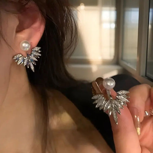 Wings of Dazzle Studs Earrings