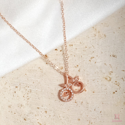 Duo Nugget Charm Necklace