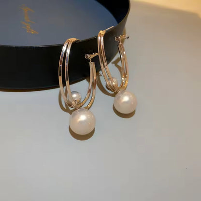 A Pearl Of Wisdom Hoop Earrings