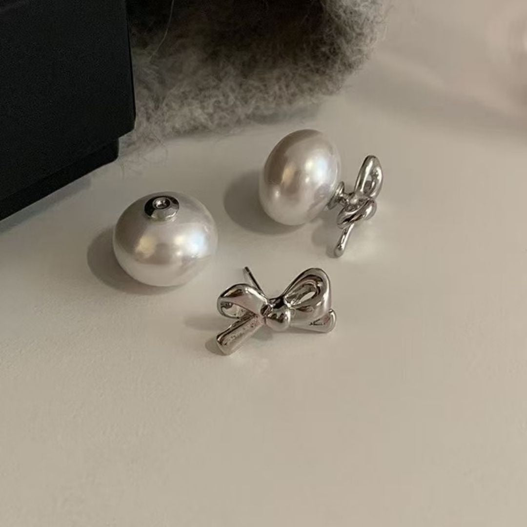Chic Bow-Tie Studs Earrings