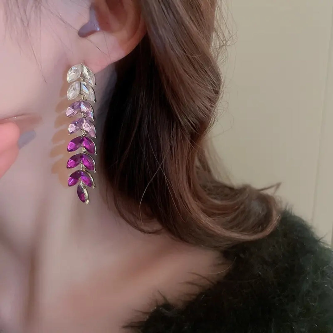 Crystal Meadow Drops Earring