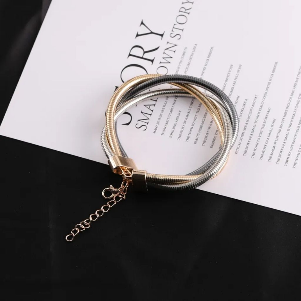 Rope Swirl Necklace & Bracelet