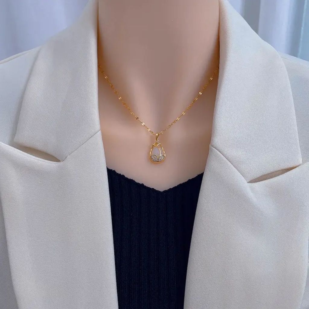 Dainty Tulip Necklace