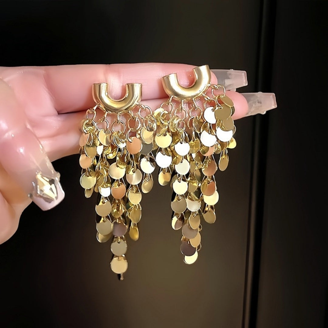 Gilded Fringe Earrings