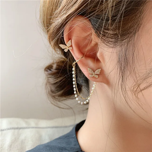 Social Butterfly Earcuff (Both Ear)