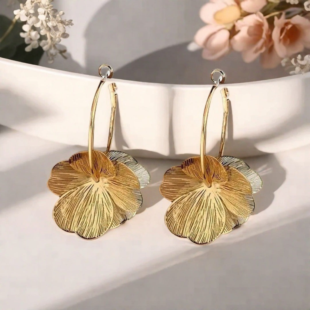 Luxe Lily Hoops Earrings